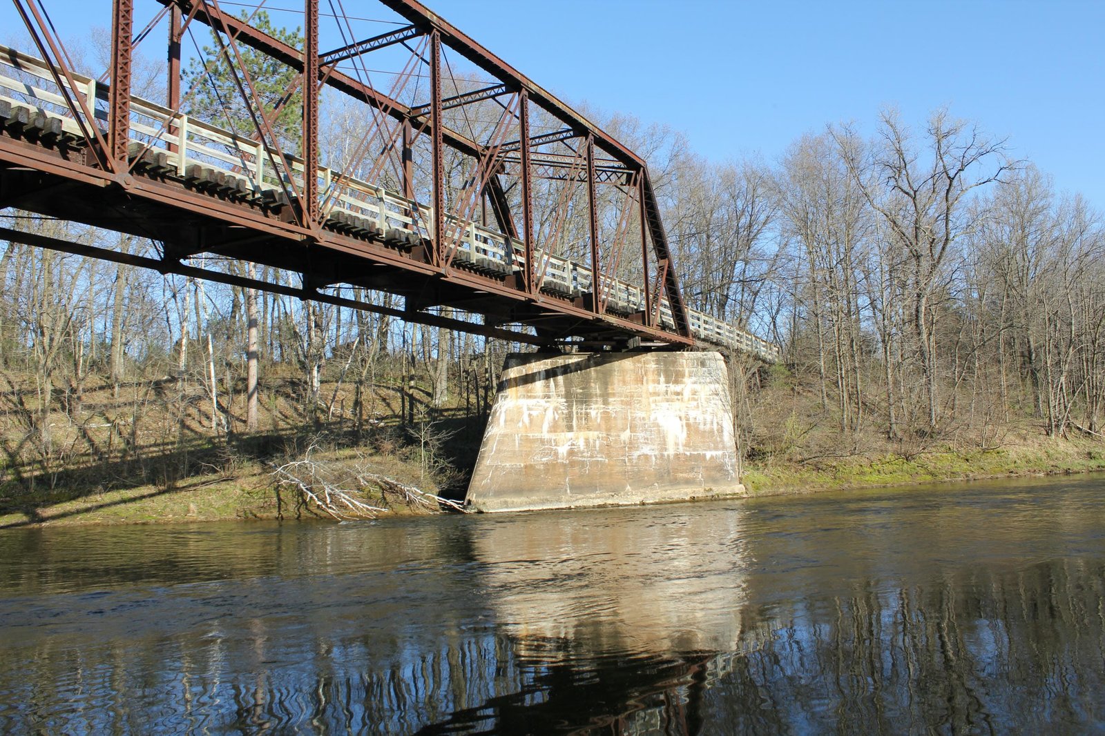 Looking south